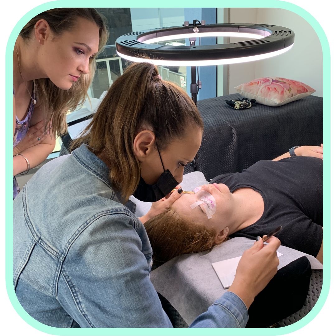 lash extension application training