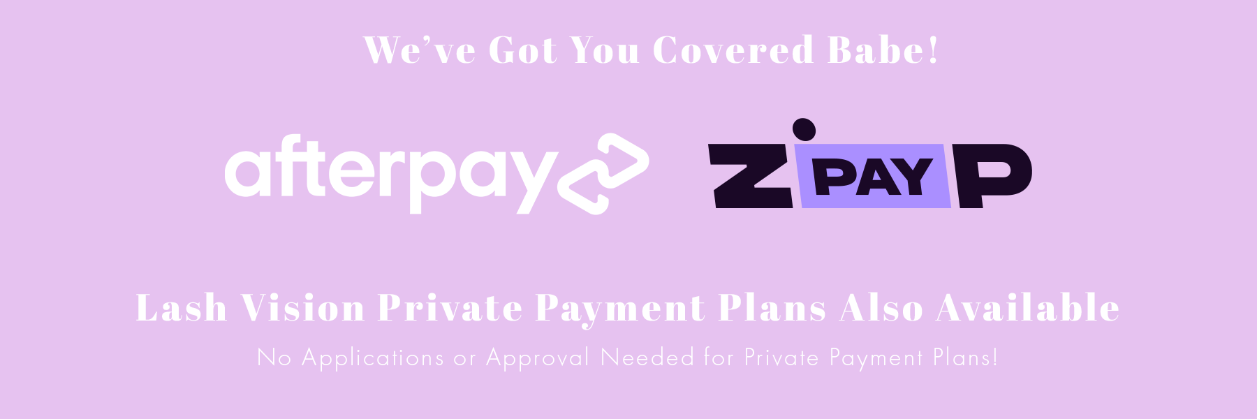 lash, vision, eyelash, extension, payment, plan, zip, afterpay