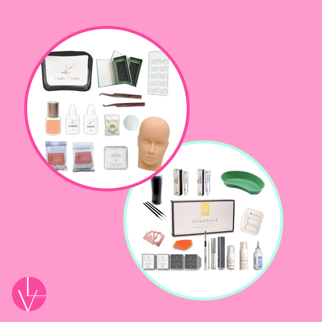 lash vision eyelash extension and lash lift course online beginner bundle kit