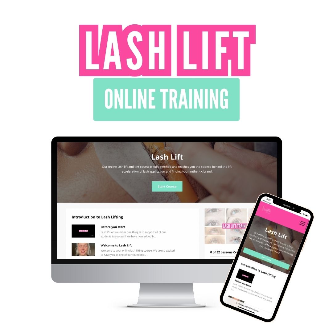 lash vision lash lift online course
