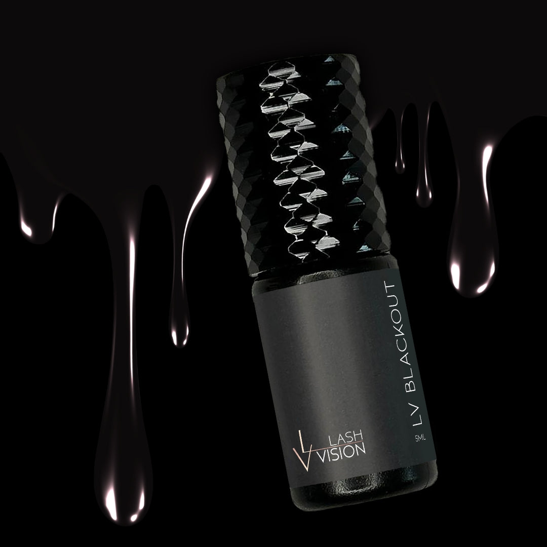lash, vision, eyelash, glue, black, adhesive, blackout, lv, lash, extension, low, irritation, fumes, less, ingredients