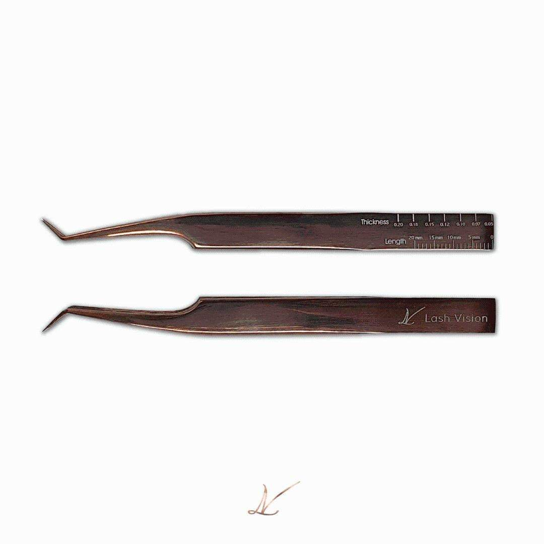Visionary 45° Classic Eyelash Extension Tweezer-Lash Vision-All Products,Classic Products,Classic Tweezers,Lash Vision,Tools