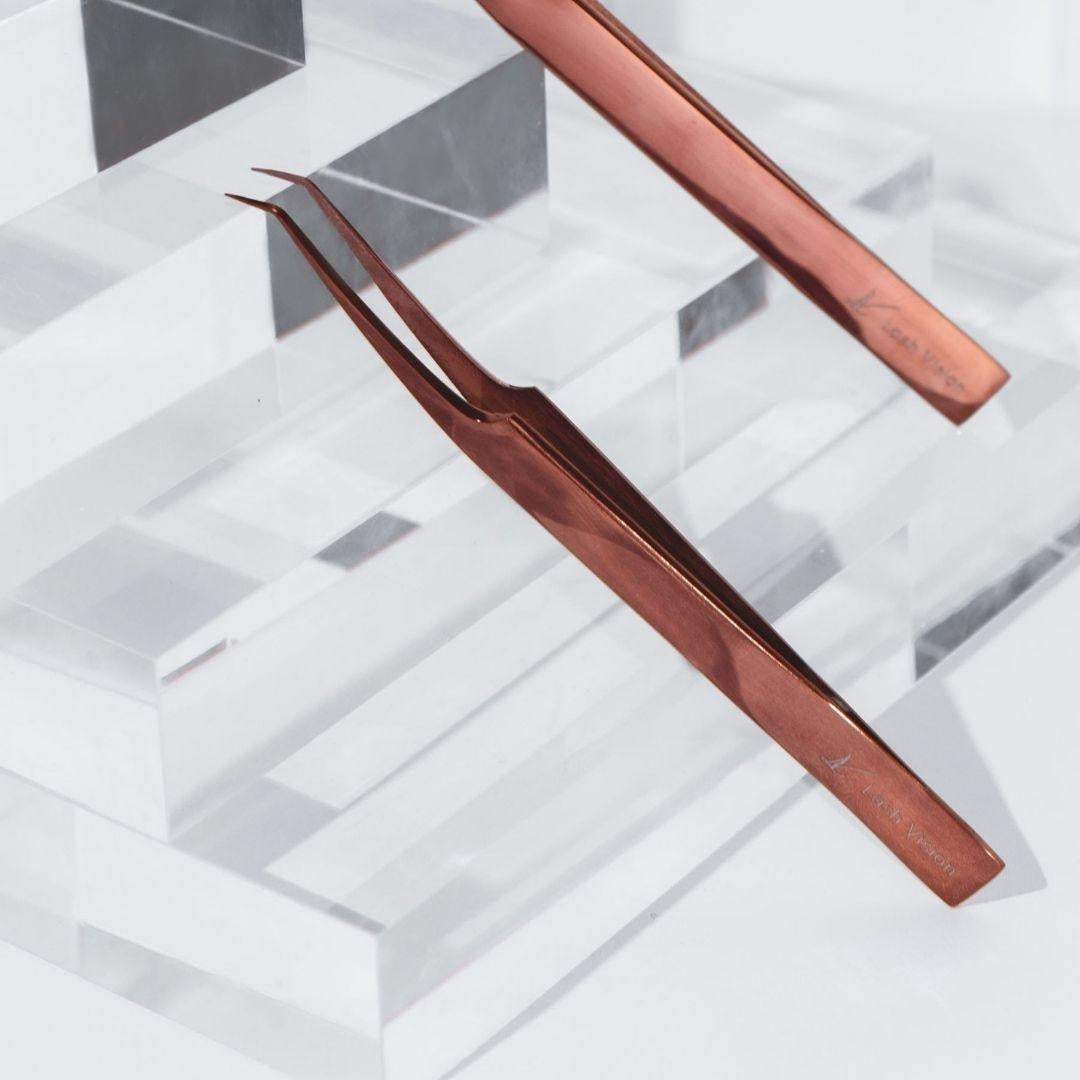 Visionary 45° Classic Eyelash Extension Tweezer-Lash Vision-All Products,Classic Products,Classic Tweezers,Lash Vision,Tools